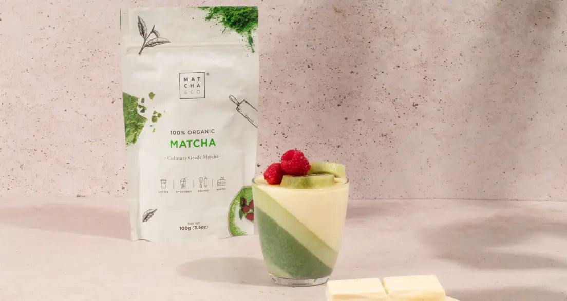 Matcha und weiße Schokoladen Panna Cotta – Matcha &amp; CO